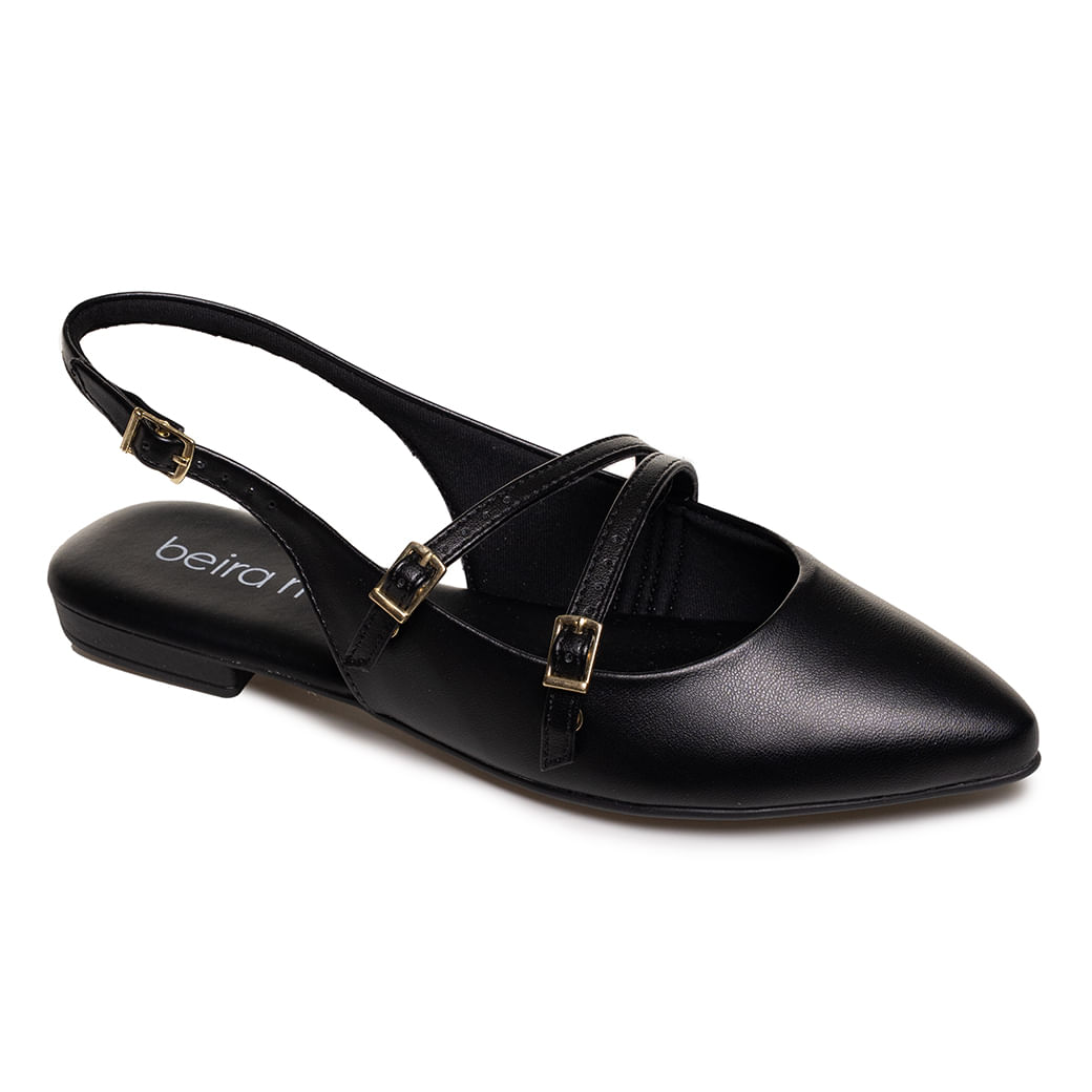 Beira Rio Sapatilha 4134-1012-9569-15745 Preto Sint -6-